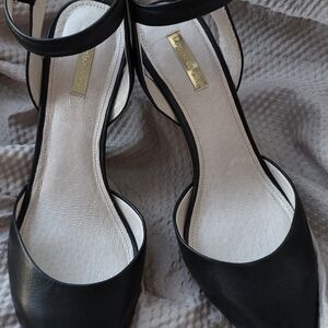 Louise et Cie Black Leather Heels